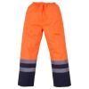 Yoko Hi-Vis Two Tone Waterproof Overtrousers Thumbnail